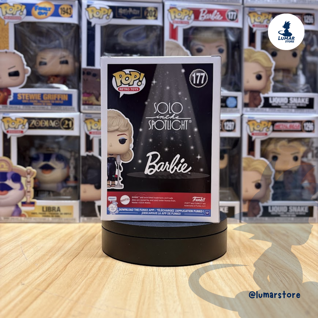 Figura Funko POP! Retro Toys: Barbie Solo in the Spotlight (Glitter) #177