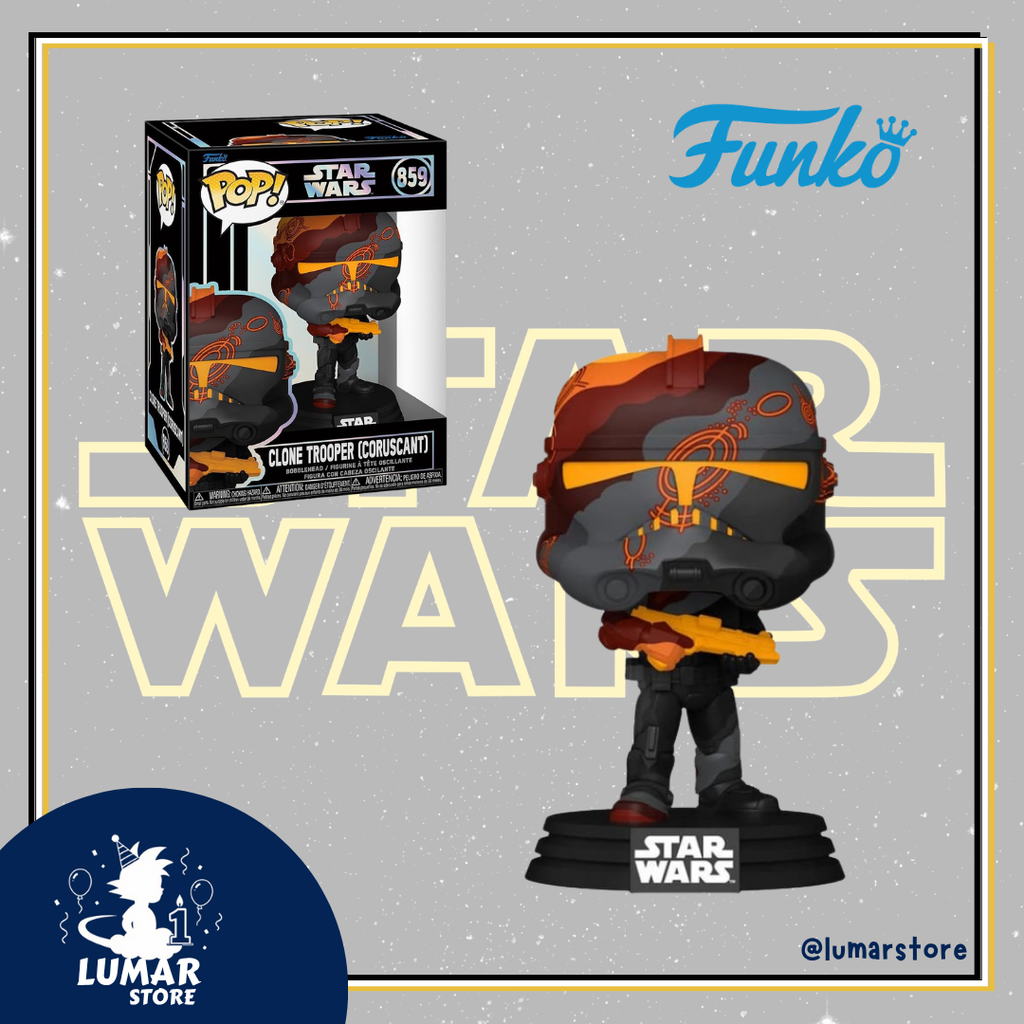 Figura Funko POP! Star Wars: Clone Trooper Coruscant #859