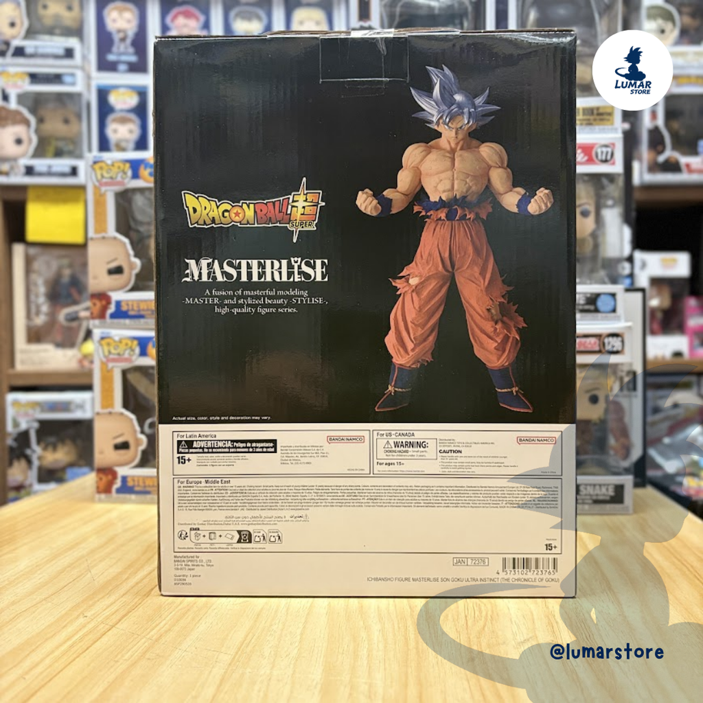 Figura Ichibansho Masterlise: Son Goku Ultra Instinct 25 cm (Dragon Ball Super)