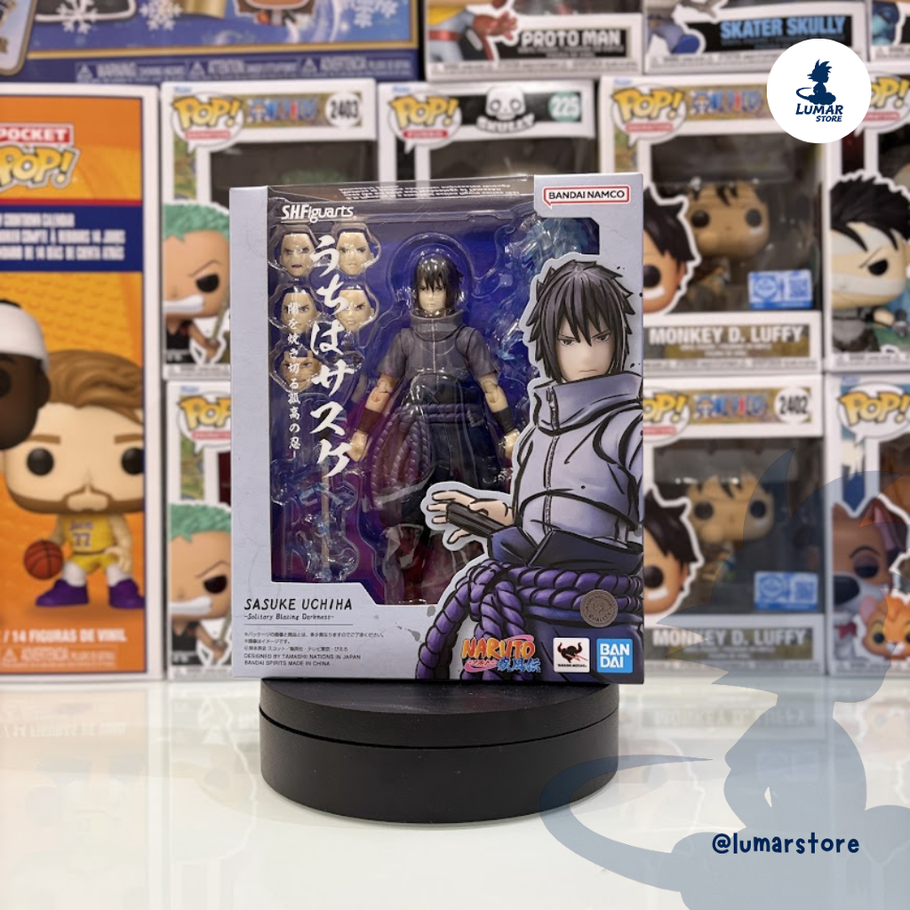 Figura S.H. Figuarts Naruto Shippuden: Sasuke Uchiha - Solitary Blazing Darkness