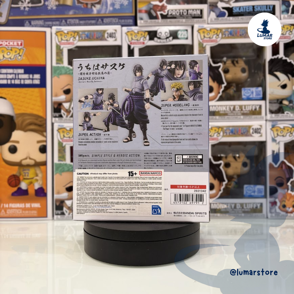 Figura S.H. Figuarts Naruto Shippuden: Sasuke Uchiha - Solitary Blazing Darkness
