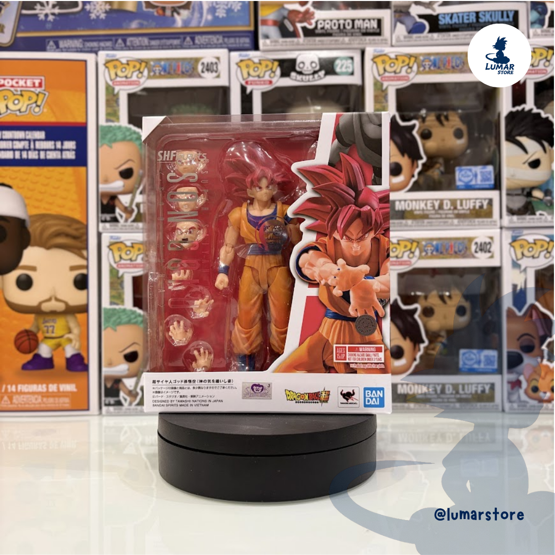 Figura S.H. Figuarts Super Saiyan God Son Goku - God Aura Edition