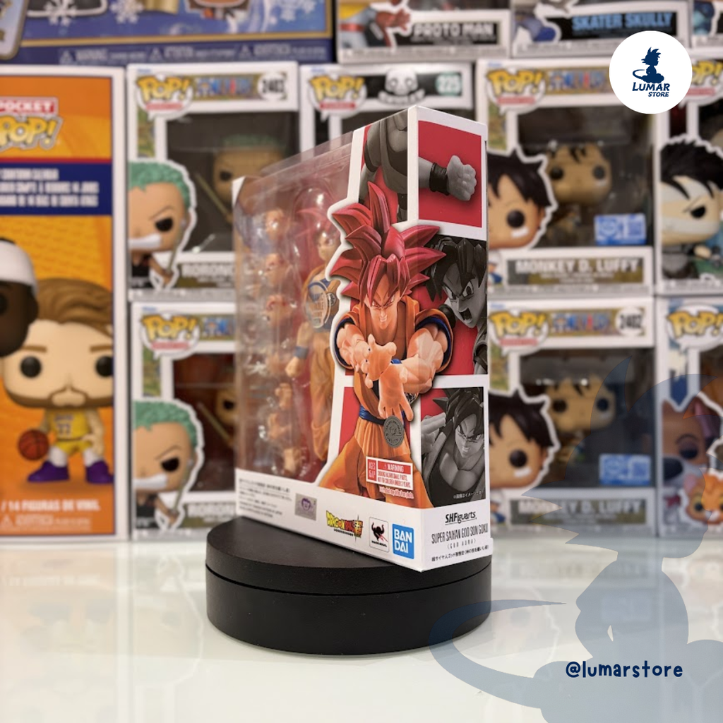 Figura S.H. Figuarts Super Saiyan God Son Goku - God Aura Edition
