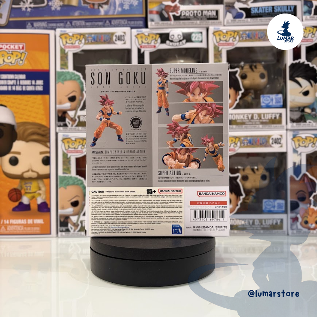 Figura S.H. Figuarts Super Saiyan God Son Goku - God Aura Edition