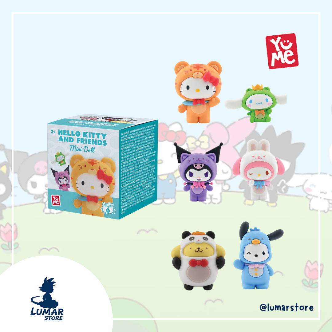 Figura Sorpresa: Hello Kitty and Friends (Mini-Doll) - Forest Friends (3cm) Surtido Yu Me