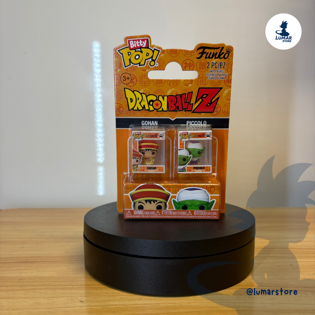 Funko Bitty POP! Animation 2-Pack Dragon Ball Z – Gohan & Piccolo Micro Figures (2.5cm)