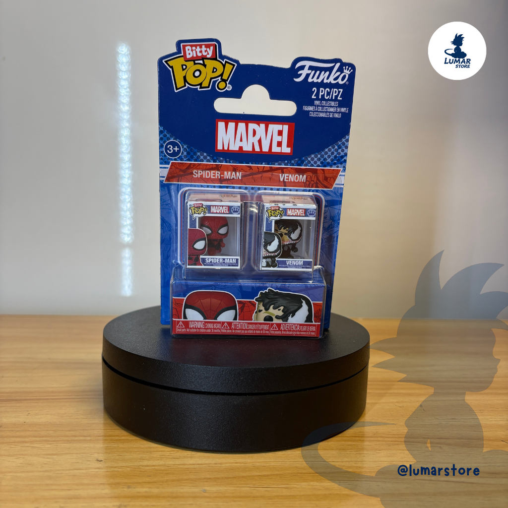 Funko Bitty POP! Marvel 2-Pack – Spider-Man & Venom Micro Figuras