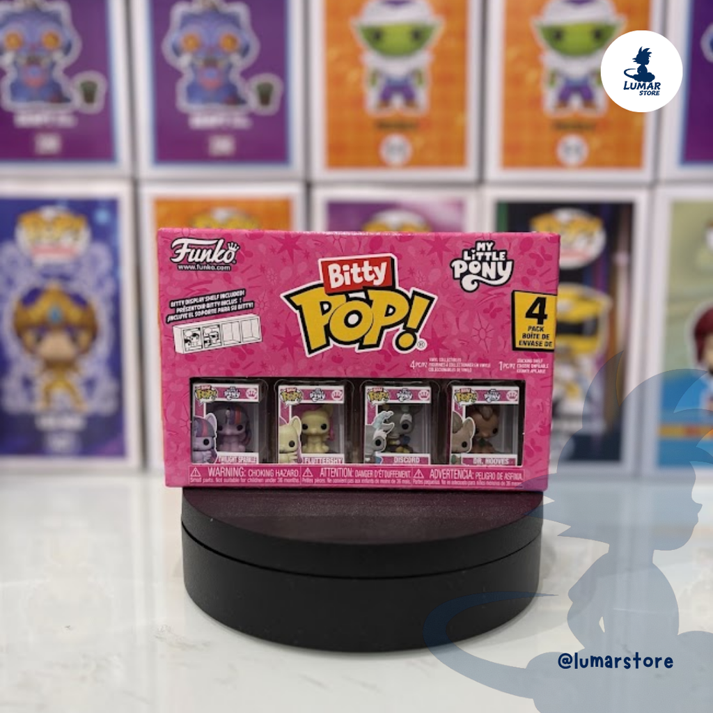 Funko Bitty POP! My Little Pony Series 1 – 4-Pack Micro Figuras con Expositores