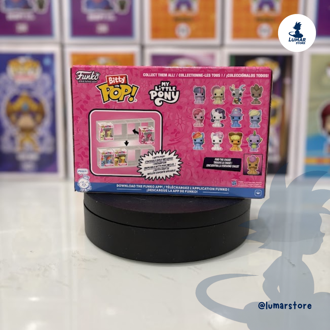 Funko Bitty POP! My Little Pony Series 1 – 4-Pack Micro Figuras con Expositores