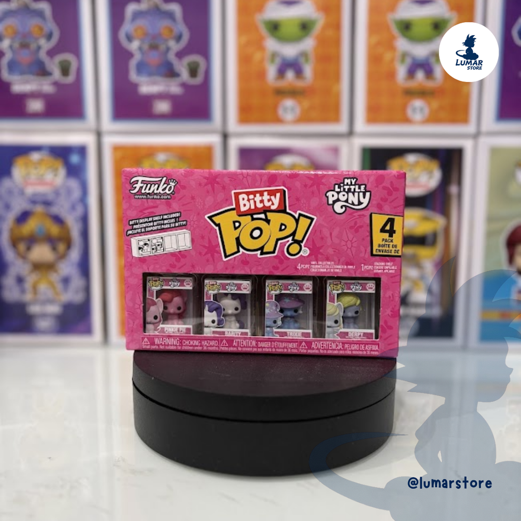 Funko Bitty POP! My Little Pony Series 2 – 4-Pack Micro Figuras con Expositores