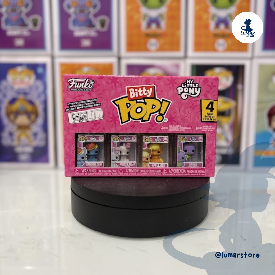 Funko Bitty POP! My Little Pony Series 3 – 4-Pack Micro Figuras con Expositores
