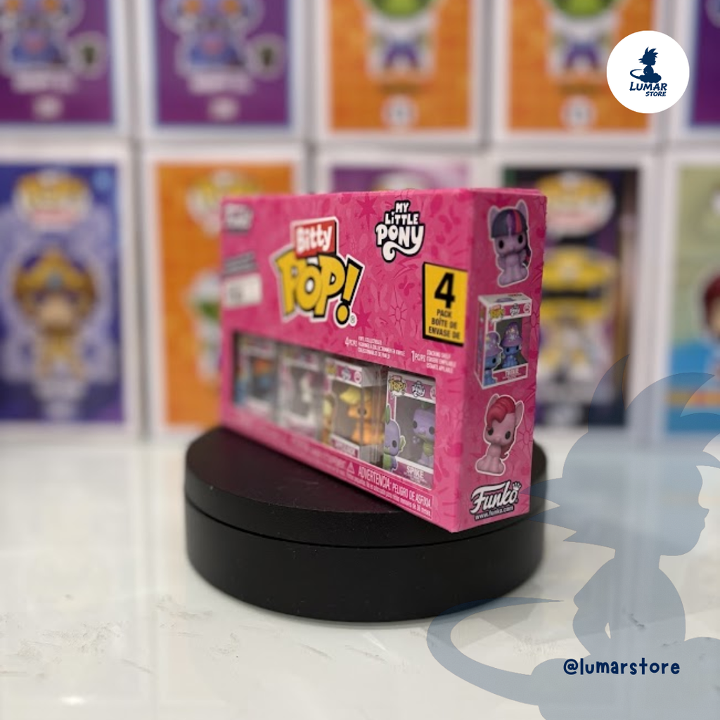 Funko Bitty POP! My Little Pony Series 3 – 4-Pack Micro Figuras con Expositores