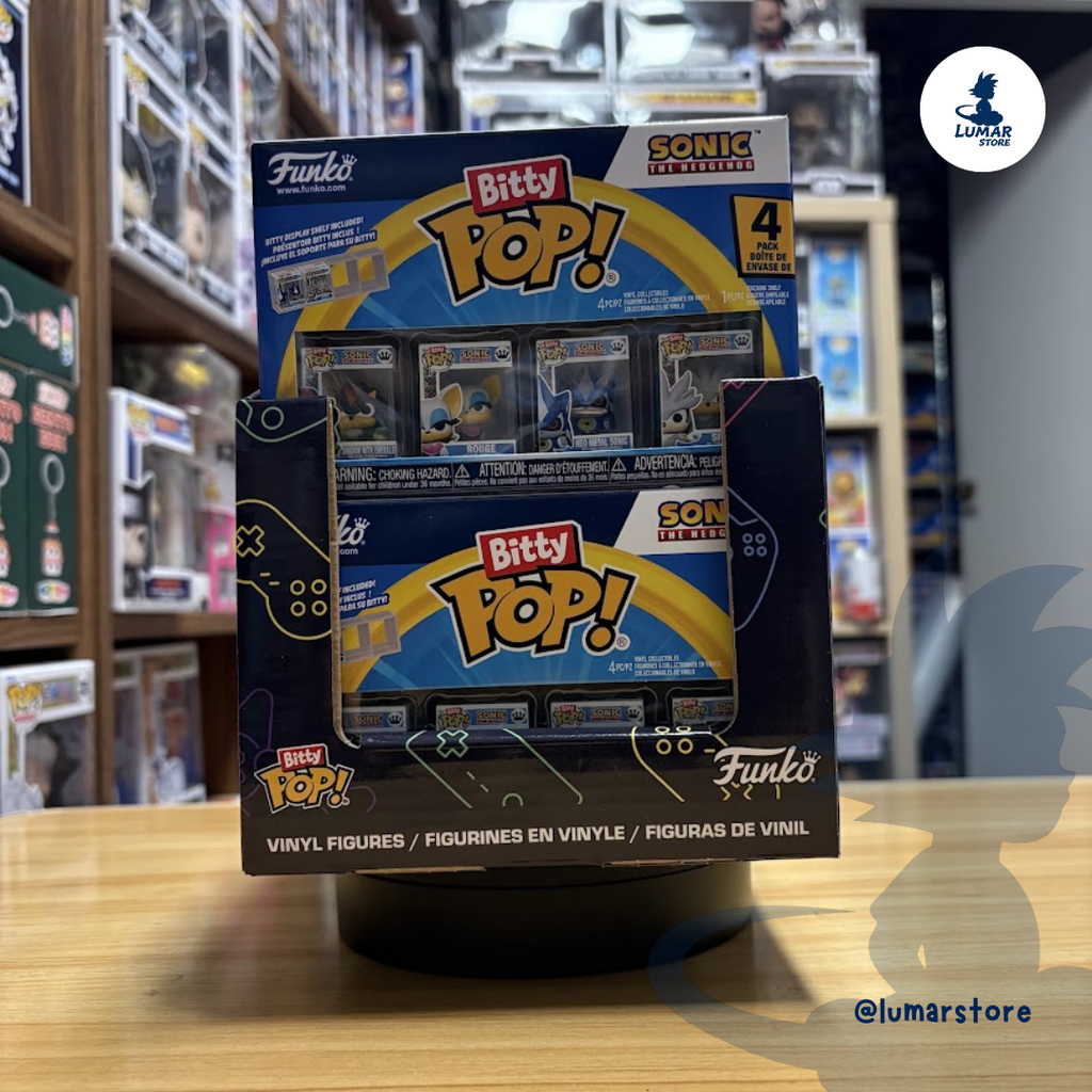 Funko Bitty Pop! 4-Pack: Sonic the Hedgehog Series 1 (Silver, Shadow, Rouge, Neo Metal Sonic)
