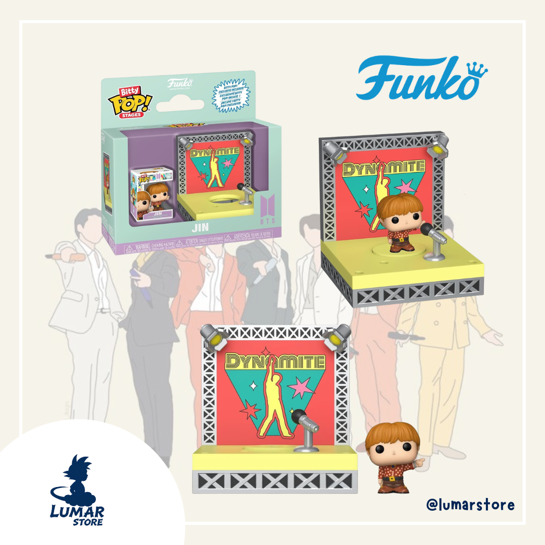 Funko Bitty Pop! Stages: BTS - Jin (Dynamite) Mini Diorama Pack