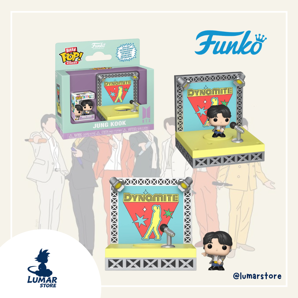 Funko Bitty Pop! Stages: BTS - Jung Kook (Dynamite) Mini Diorama Pack