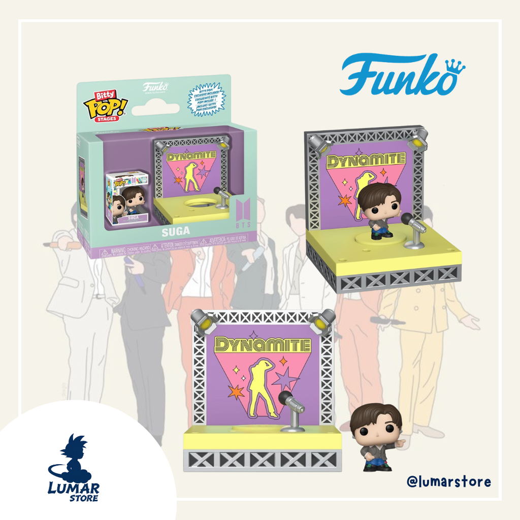 Funko Bitty Pop! Stages: BTS - Suga (Dynamite) Mini Diorama Pack