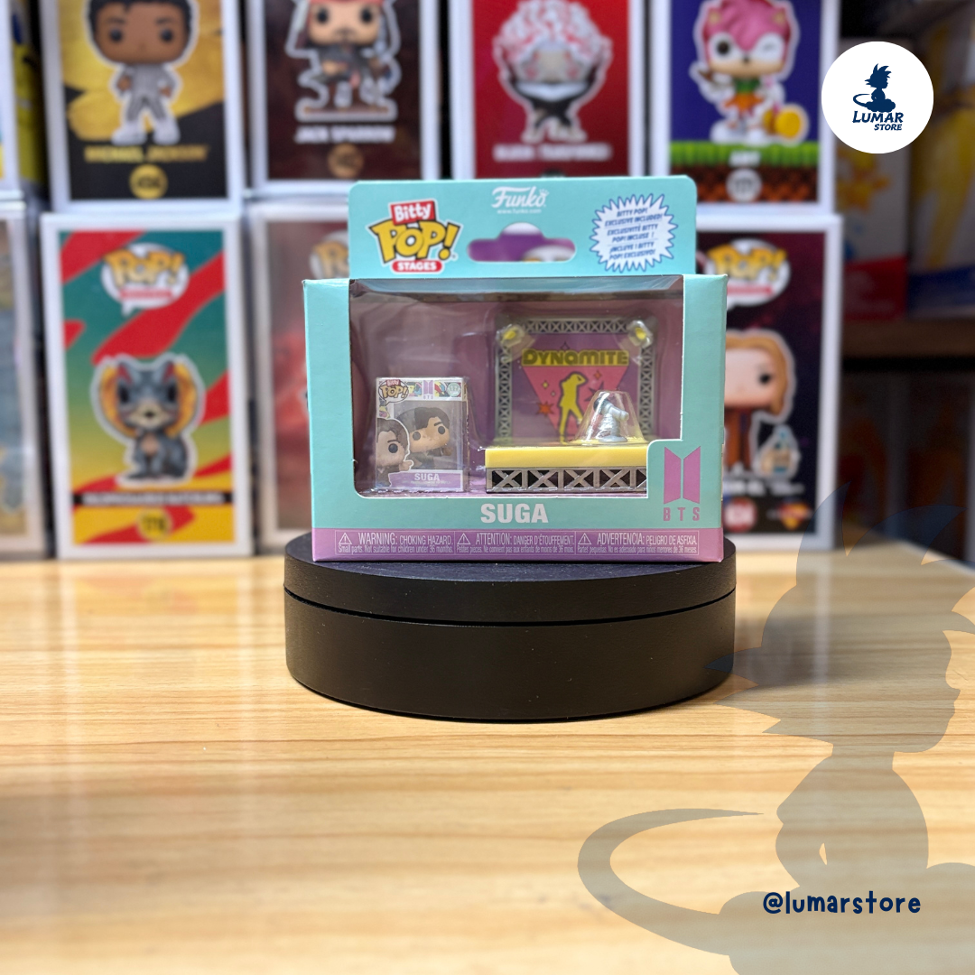 Funko Bitty Pop! Stages: BTS - Suga (Dynamite) Mini Diorama Pack