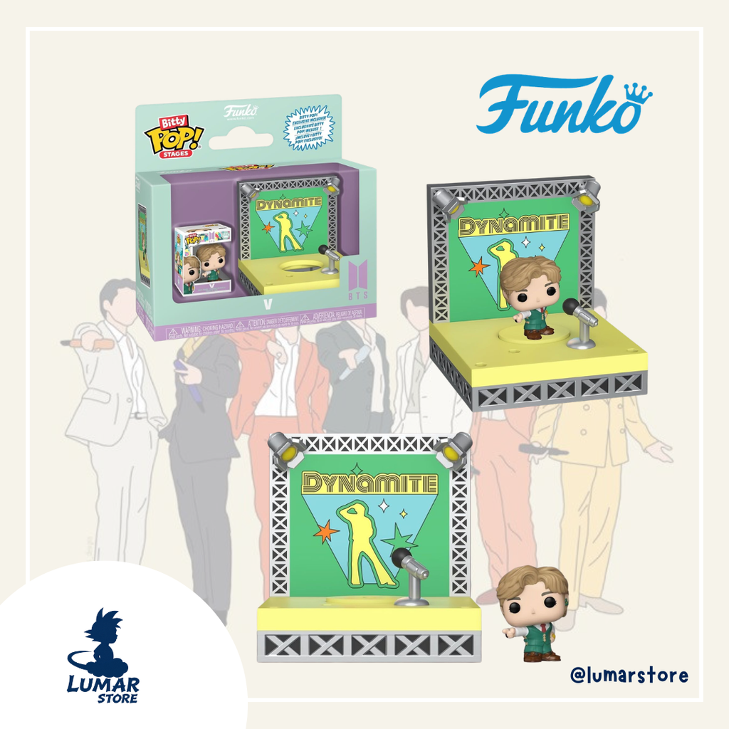 Funko Bitty Pop! Stages: BTS - V (Dynamite) Mini Diorama Pack