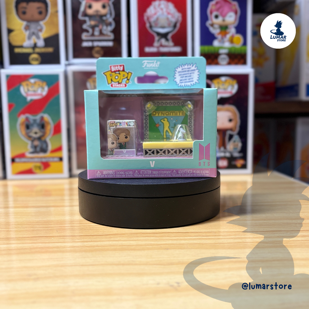 Funko Bitty Pop! Stages: BTS - V (Dynamite) Mini Diorama Pack