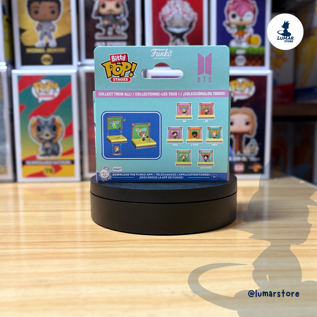 Funko Bitty Pop! Stages: BTS - V (Dynamite) Mini Diorama Pack