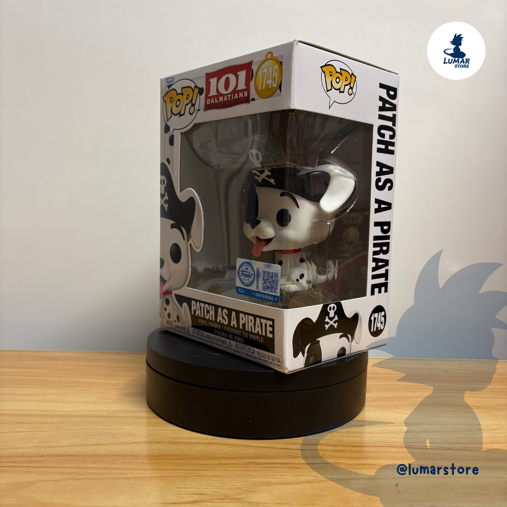 Funko POP! 1745 - Patch as a Pirate | Disney: 101 Dálmatas
