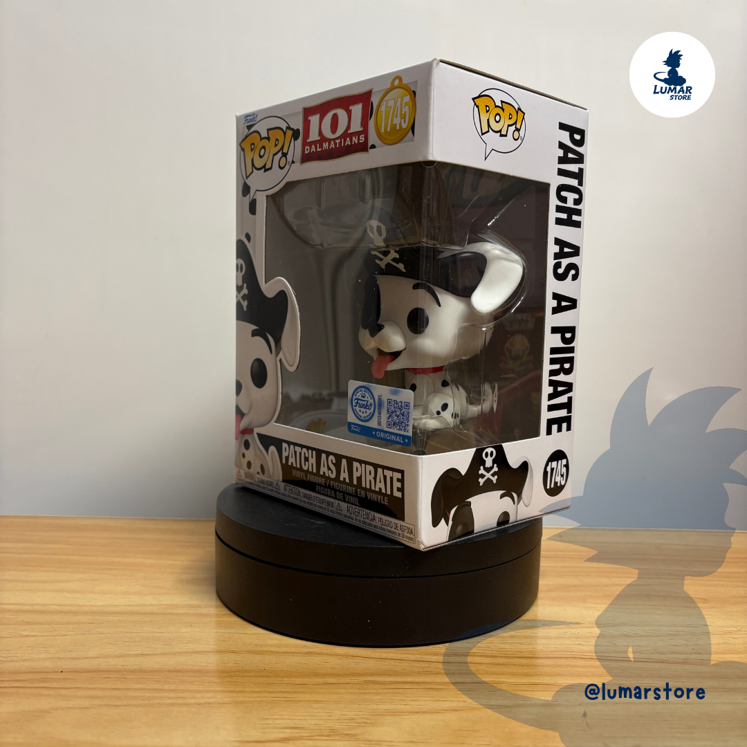 Funko POP! 1745 - Patch as a Pirate | Disney: 101 Dálmatas