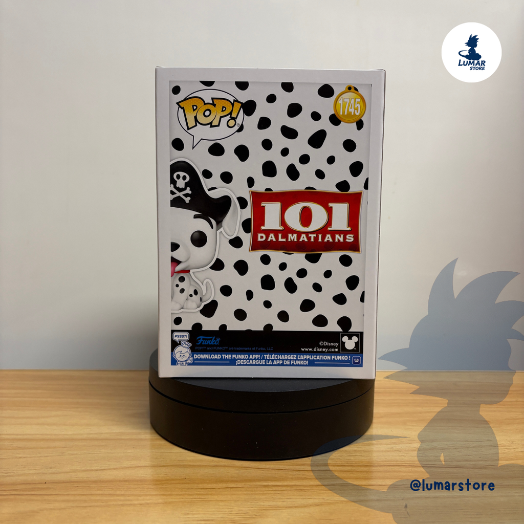 Funko POP! 1745 - Patch as a Pirate | Disney: 101 Dálmatas