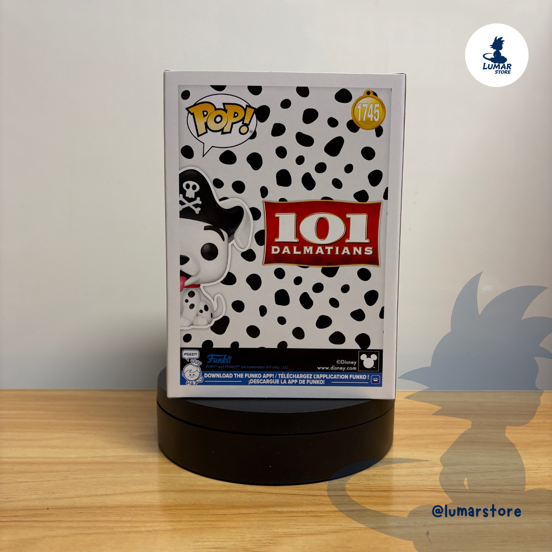 Funko POP! 1745 - Patch as a Pirate | Disney: 101 Dálmatas