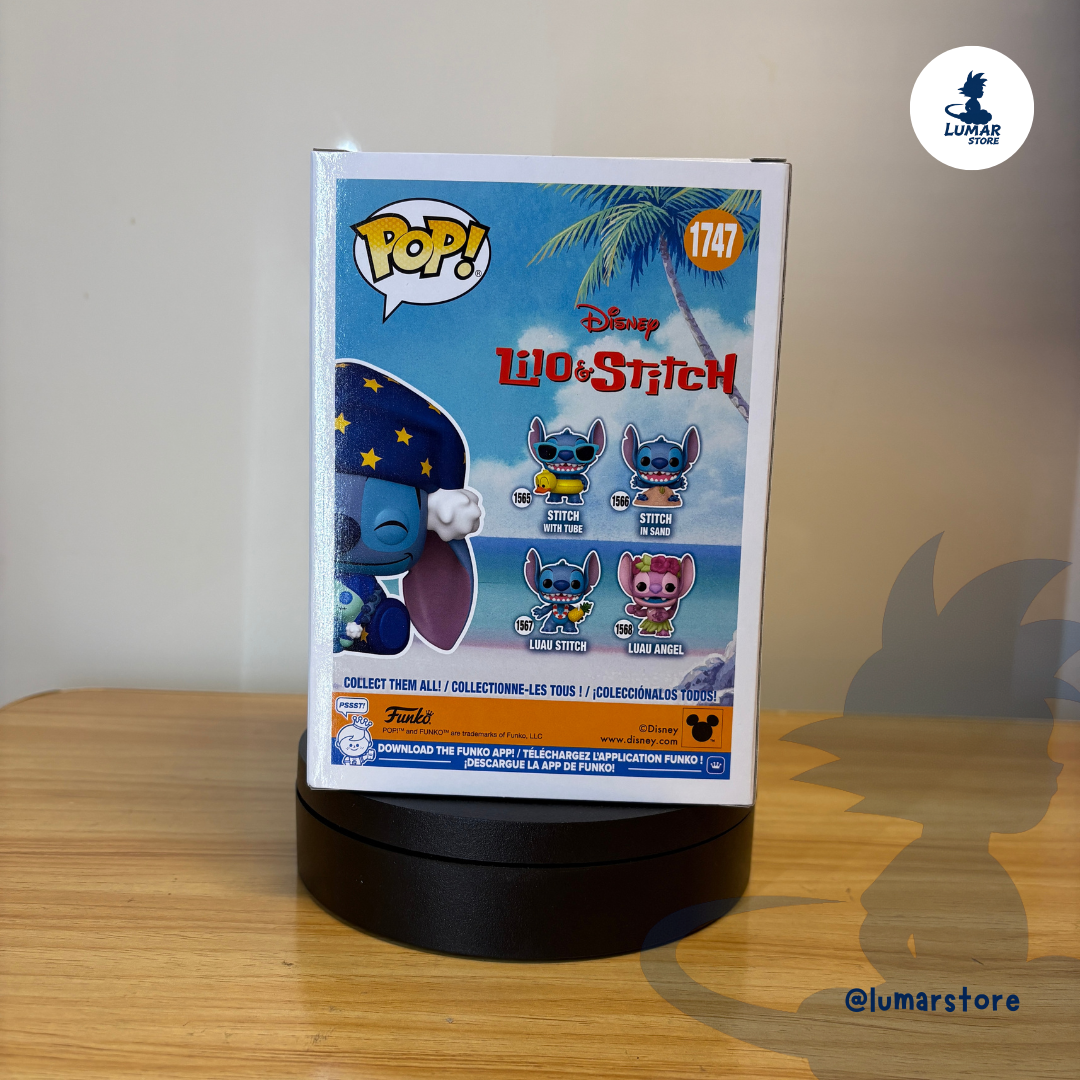 Funko POP! 1747 - Stitch in Pj's [Exclusivo GITD] | Disney: Lilo & Stitch