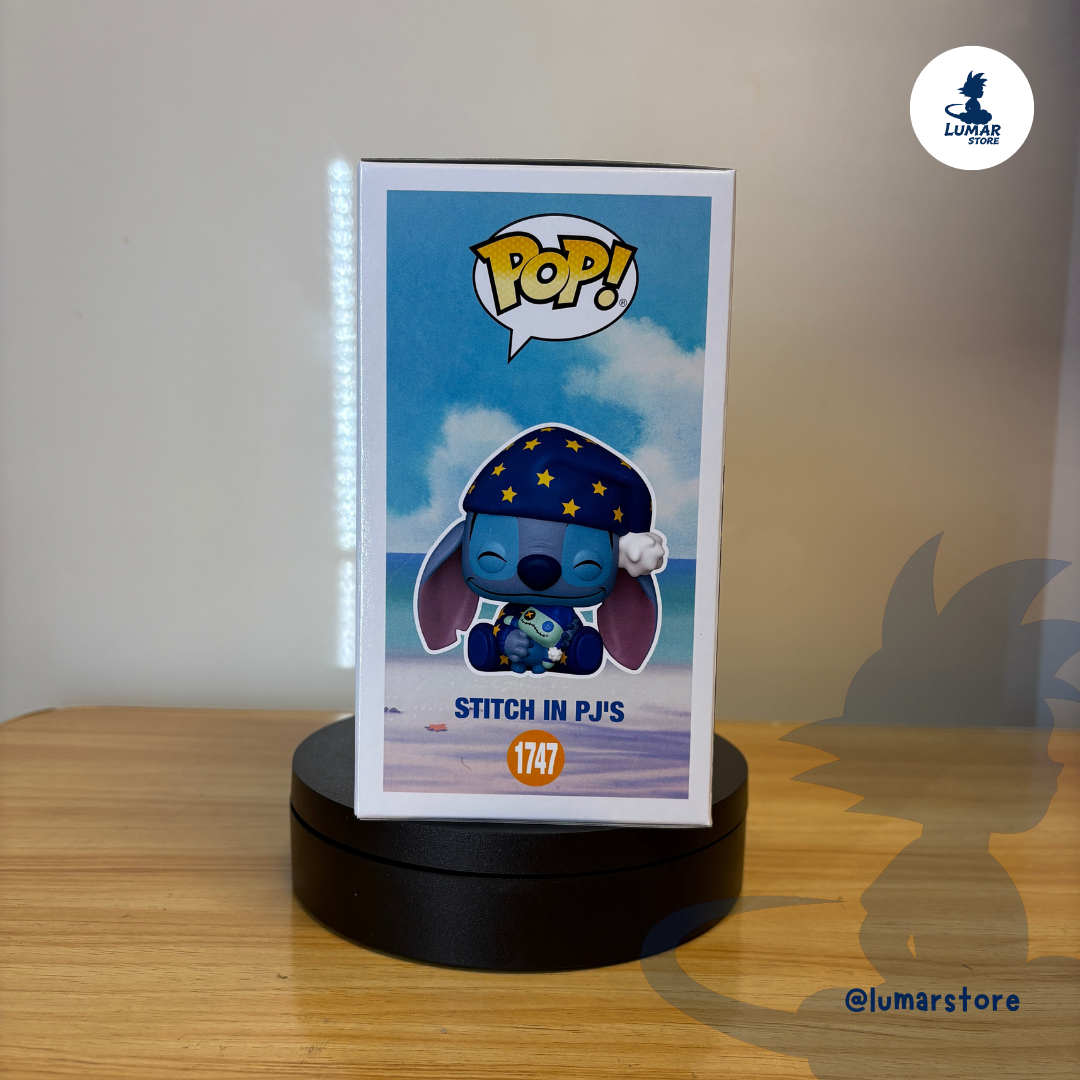 Funko POP! 1747 - Stitch in Pj's [Exclusivo GITD] | Disney: Lilo & Stitch