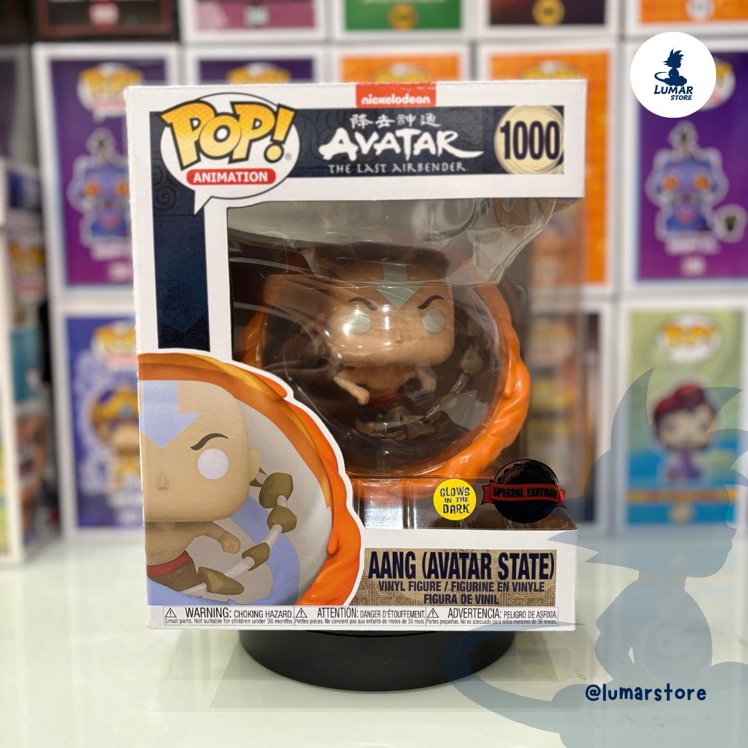 Funko POP! Animation 1000 - Aang (Avatar State) Glow in the Dark | Avatar The Last Airbender