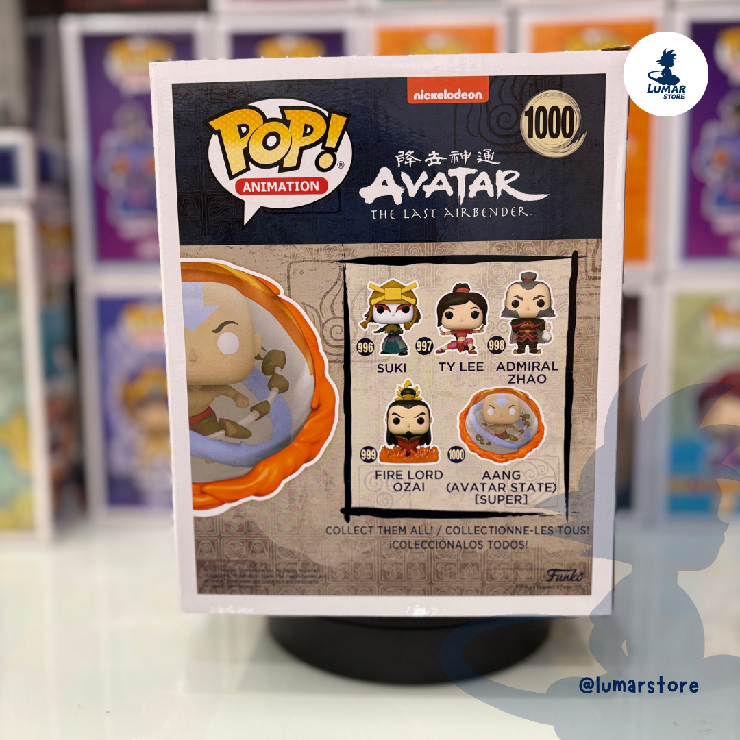 Funko POP! Animation 1000 - Aang (Avatar State) Glow in the Dark | Avatar The Last Airbender