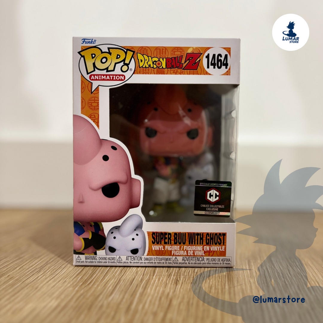 Funko POP! Animation #1464 Dragon Ball Z – Super Buu with Ghost Chalice Collectibles Exclusive 9cm