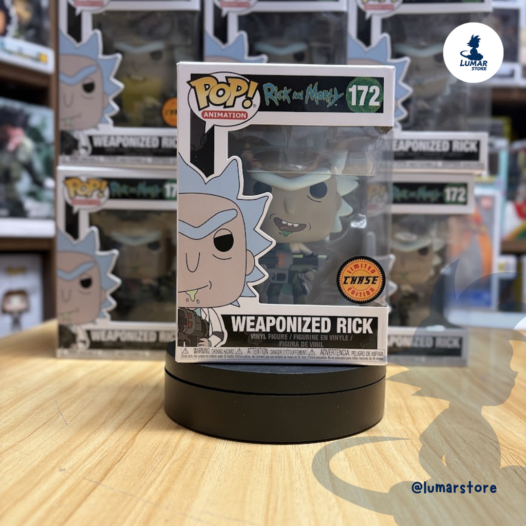 Funko POP! Animation #172: Weaponized Rick (Chase Variant) (Rick and Morty)
