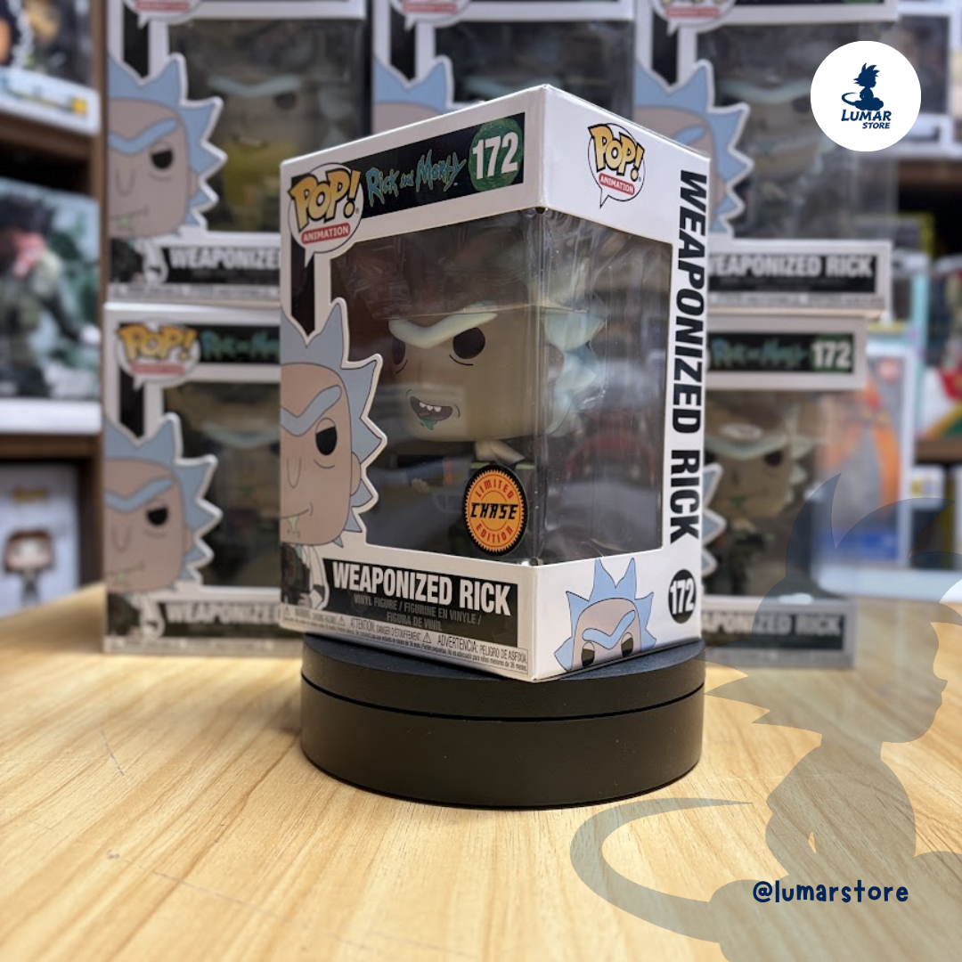 Funko POP! Animation #172: Weaponized Rick (Chase Variant) (Rick and Morty)