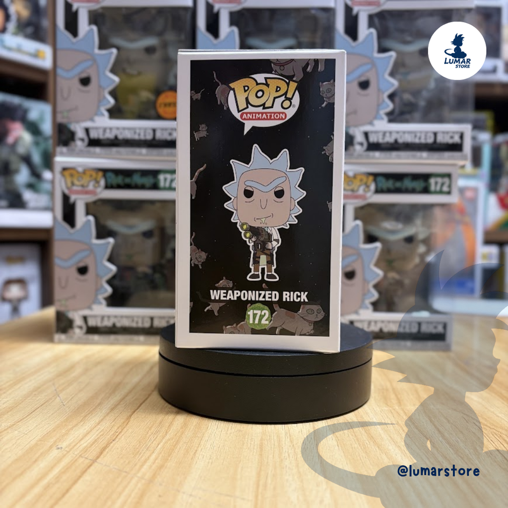 Funko POP! Animation #172: Weaponized Rick (Chase Variant) (Rick and Morty)