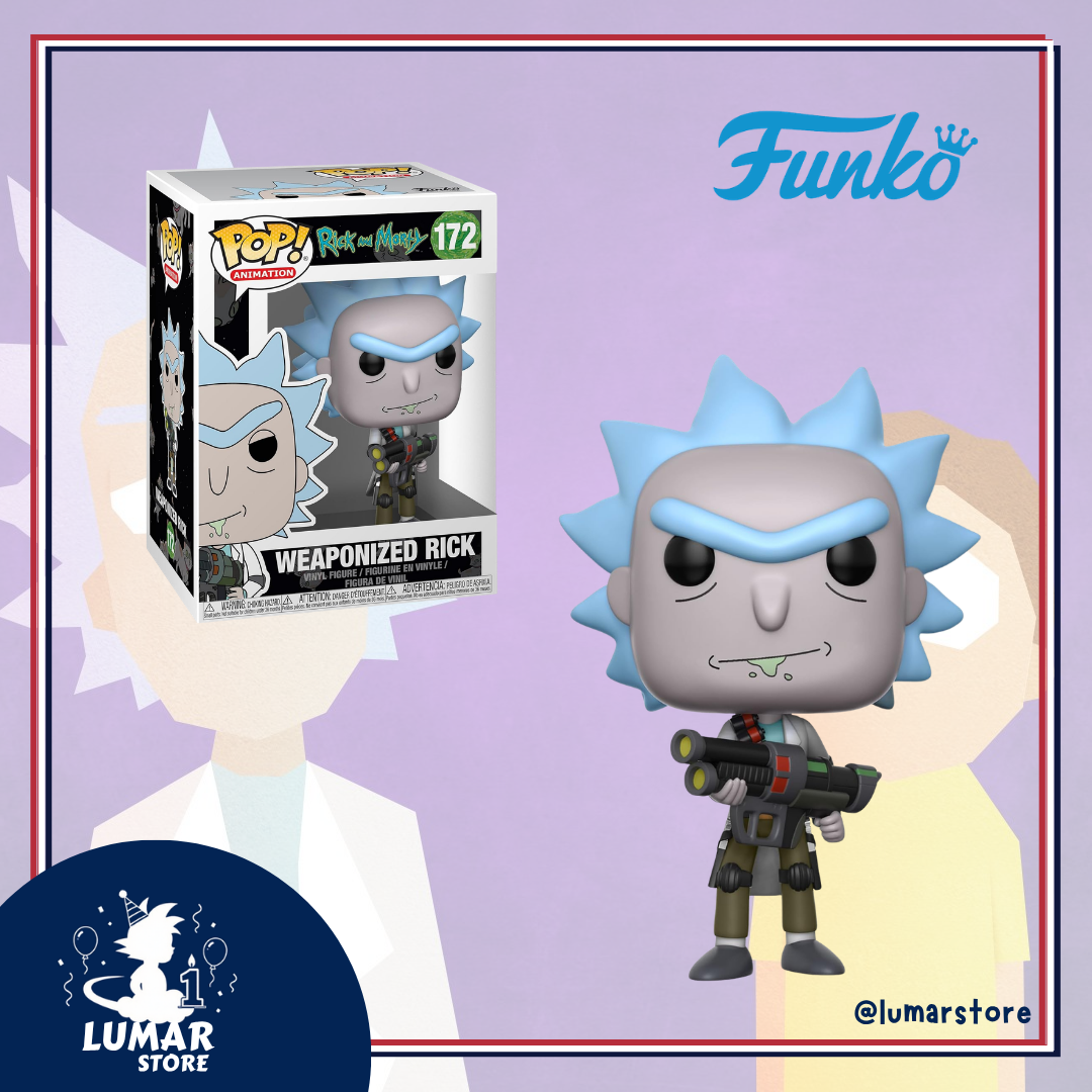 Funko POP! Animation #172: Weaponized Rick (Rick and Morty)