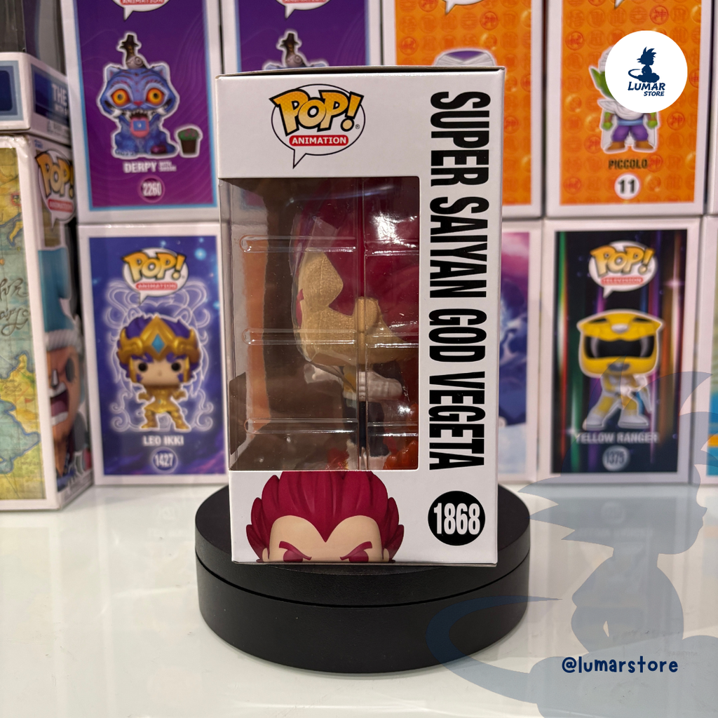 Funko POP! Animation 1868 Super Saiyan God Vegeta [Chalice Collectibles Exclusive] | Dragon Ball Super