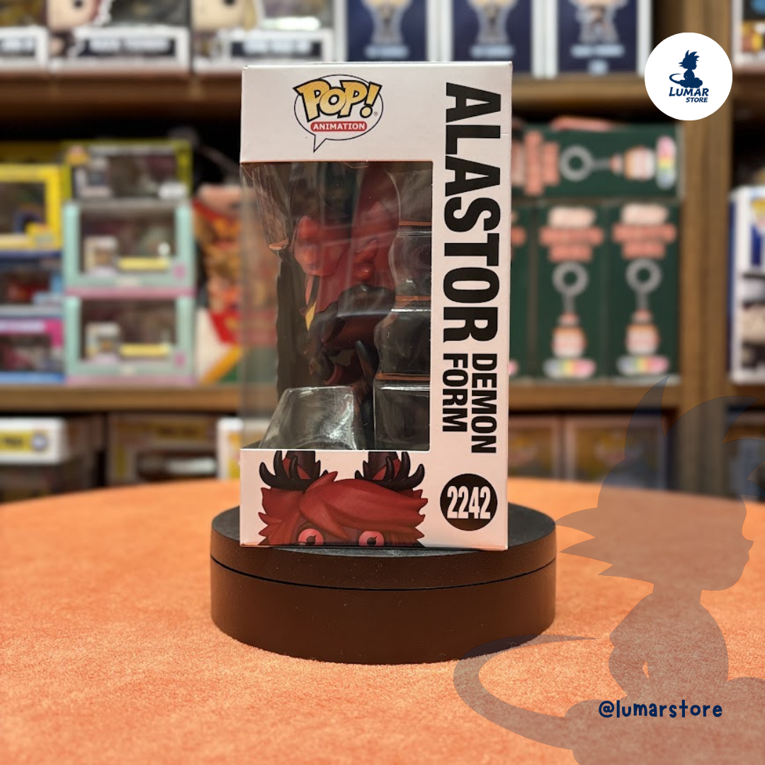 Funko POP! Animation #2242 Hazbin Hotel – Alastor Demon Form Chase Edición Limitada 9cm