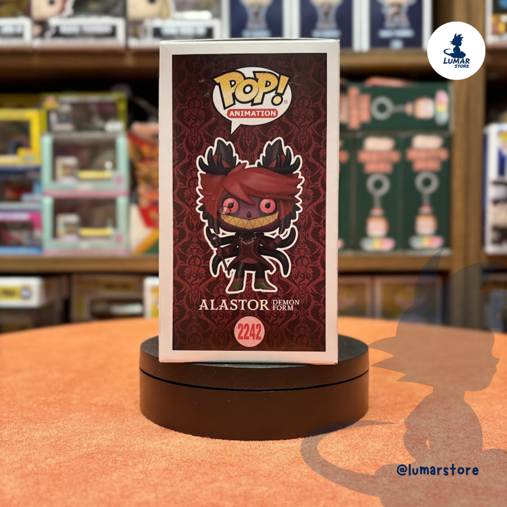 Funko POP! Animation #2242 Hazbin Hotel – Alastor Demon Form Chase Edición Limitada 9cm