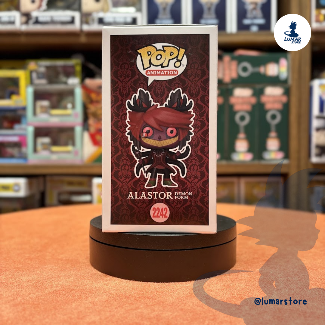 Funko POP! Animation #2242 Hazbin Hotel – Alastor Demon Form Chase Edición Limitada 9cm