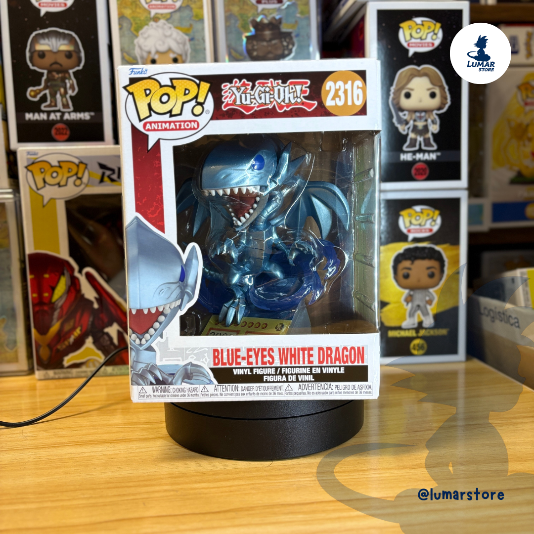 Funko POP! Animation: Yu-Gi-Oh! - Blue-Eyes White Dragon Premium (2316)