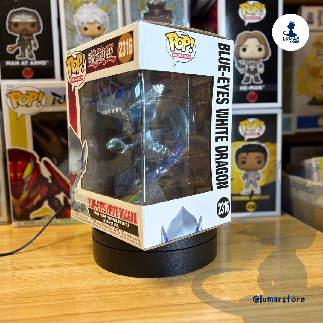 Funko POP! Animation: Yu-Gi-Oh! - Blue-Eyes White Dragon Premium (2316)