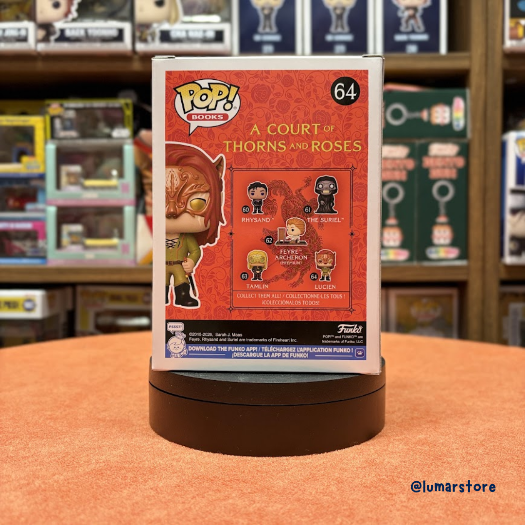Funko POP! Books #64 ACOTAR – Lucien Vanserra Una Corte de Rosas y Espinas 9cm