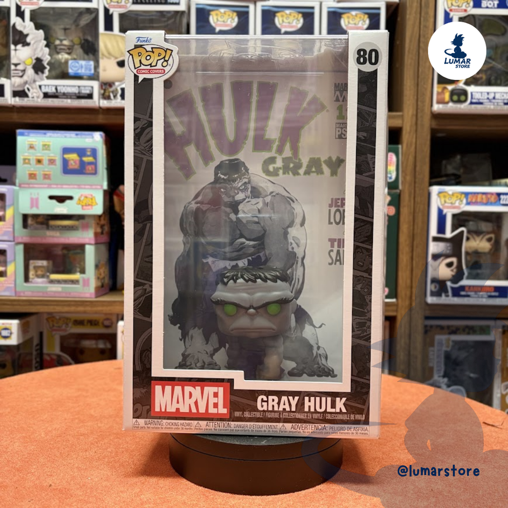 Funko POP! Comic Covers #80 Marvel – Gray Hulk (Hulk Gris) Jeph Loeb & Tim Sale