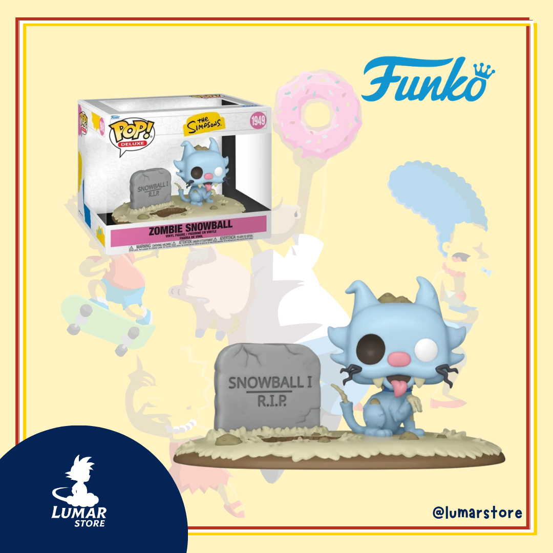 Funko POP! Deluxe #1949 The Simpsons – Zombie Snowball (Treehouse of Horror)