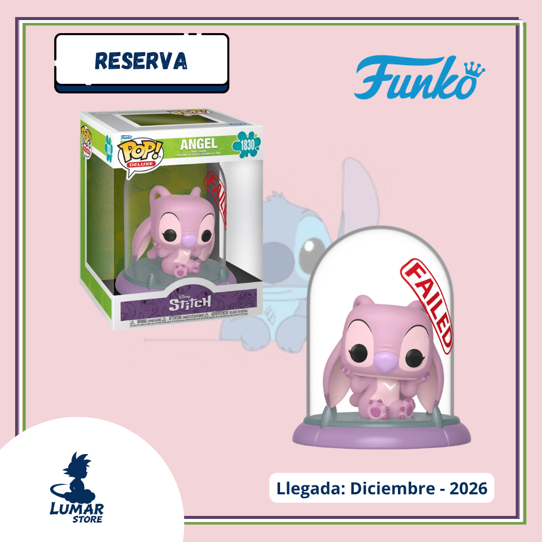 Funko POP! Deluxe: Lilo & Stitch - Angel en Cúpula "Failed" #1830 [PREVENTA]