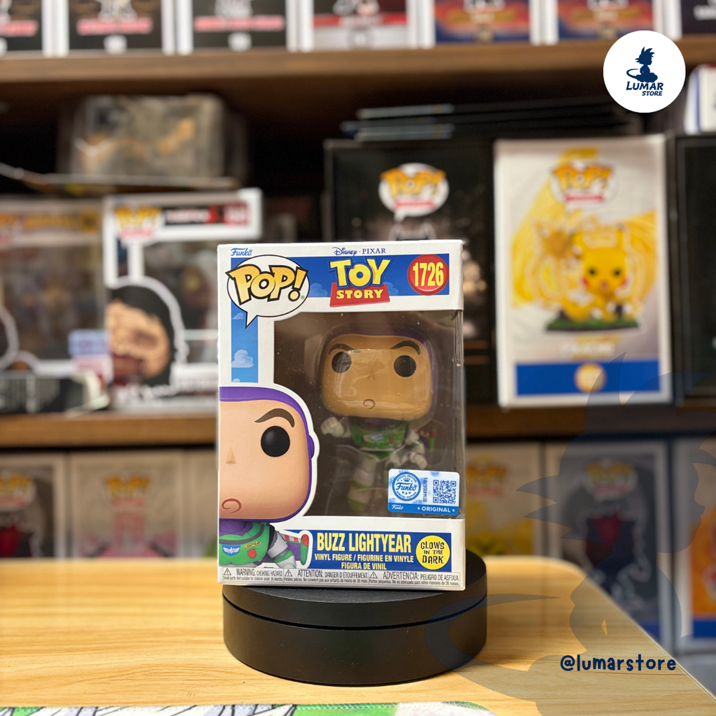 Funko POP! Disney 1726 - Buzz Lightyear [Exclusivo Glow in the Dark] | Toy Story