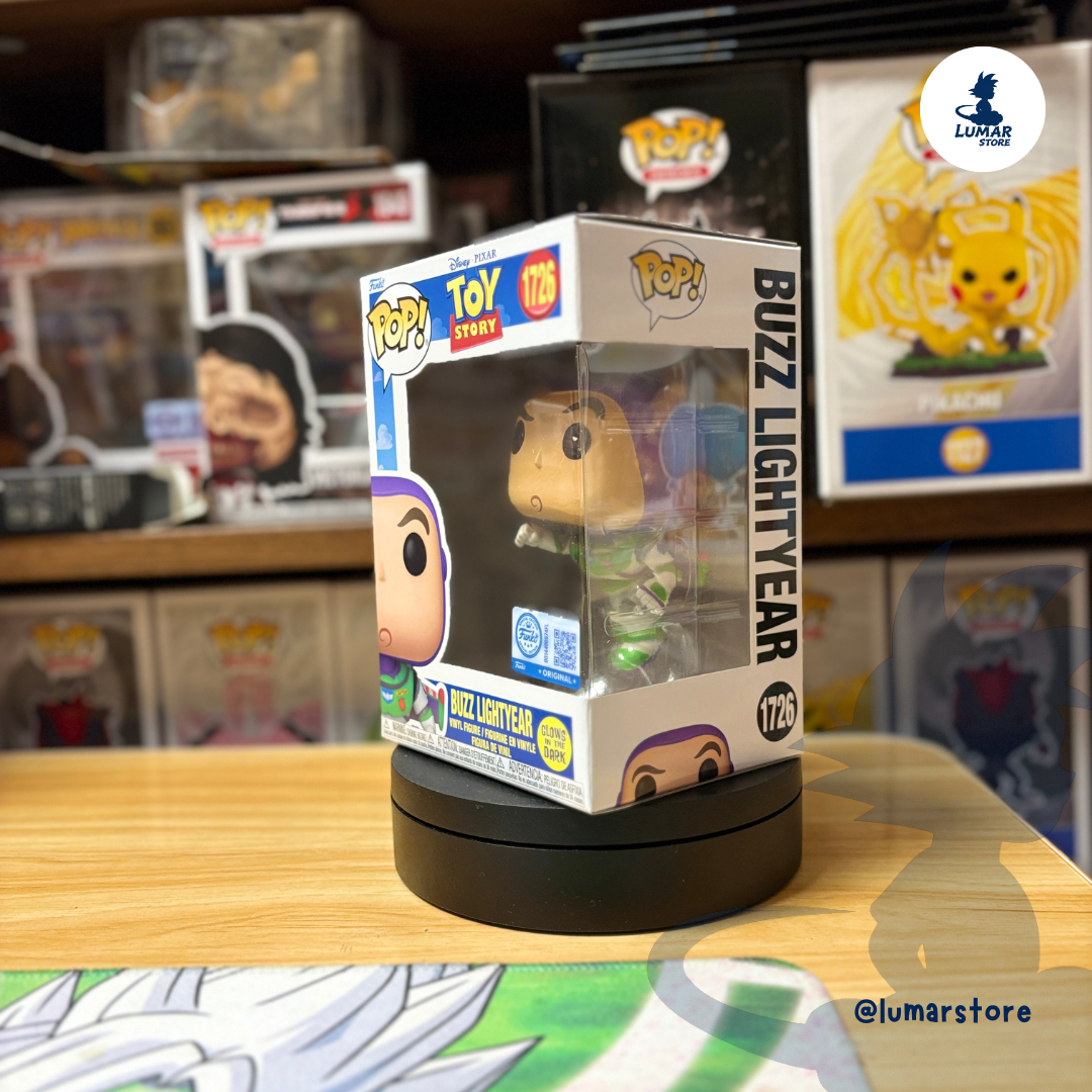 Funko POP! Disney 1726 - Buzz Lightyear [Exclusivo Glow in the Dark] | Toy Story