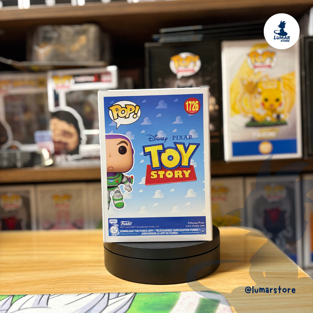 Funko POP! Disney 1726 - Buzz Lightyear [Exclusivo Glow in the Dark] | Toy Story